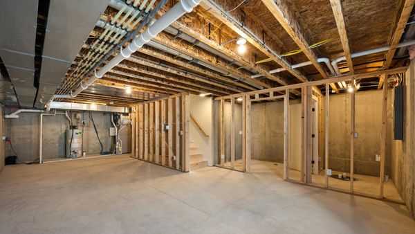 unfinished basement 