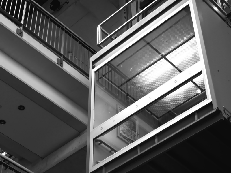 elevator. 