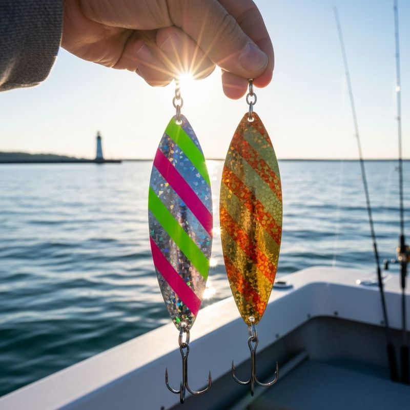 best fishing lures for lake michigan X Hammer Baby Duck They are Nickel Plated and Hexed to reflect light in hundreds of directions Hook, Line & Sinker: Charter