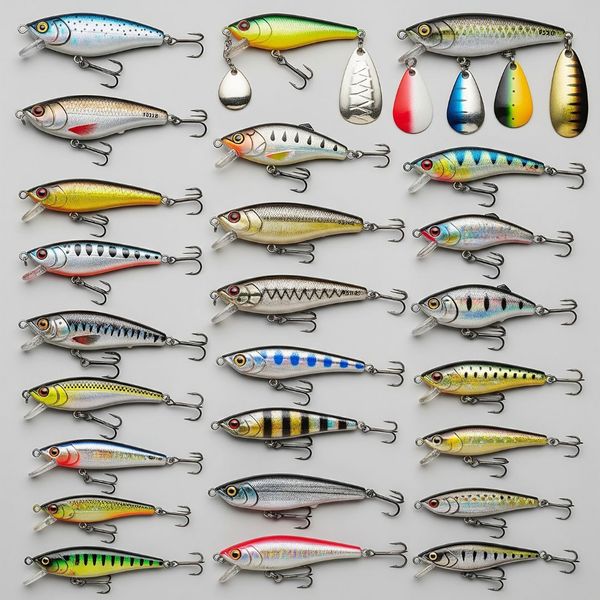 Fish lures. Fish lures.