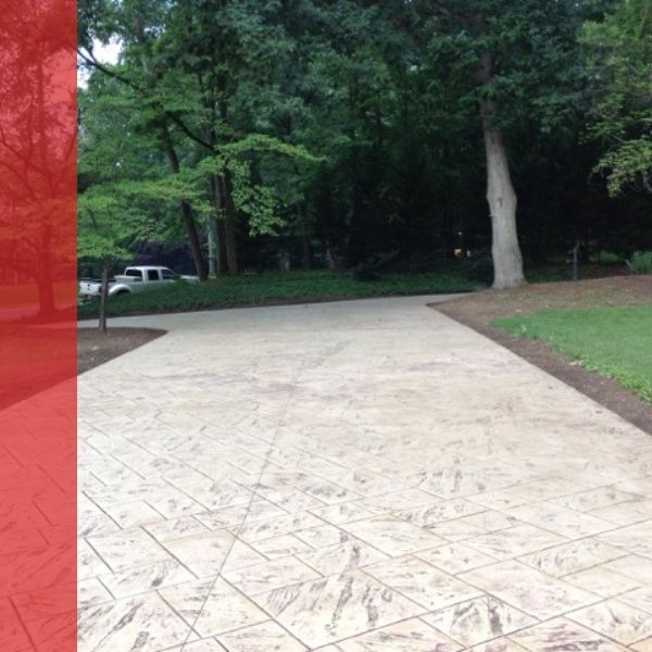 concrete driveway