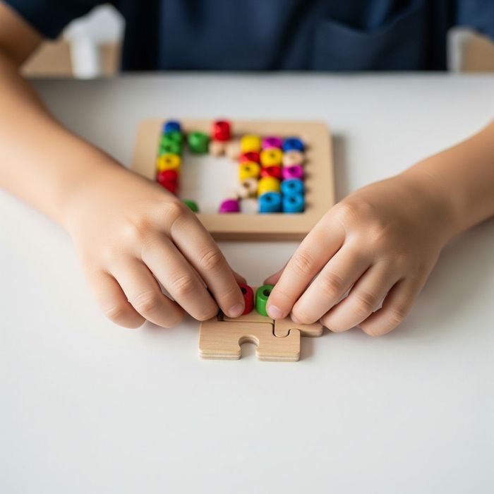 A close-up image of a child's hands engaged in a colorful, hands-on educational activity, representing the principle of learning by doing. A close-up image of a child's hands engaged in a colorful, hands-on educational activity, representing the principle of learning by doing.
