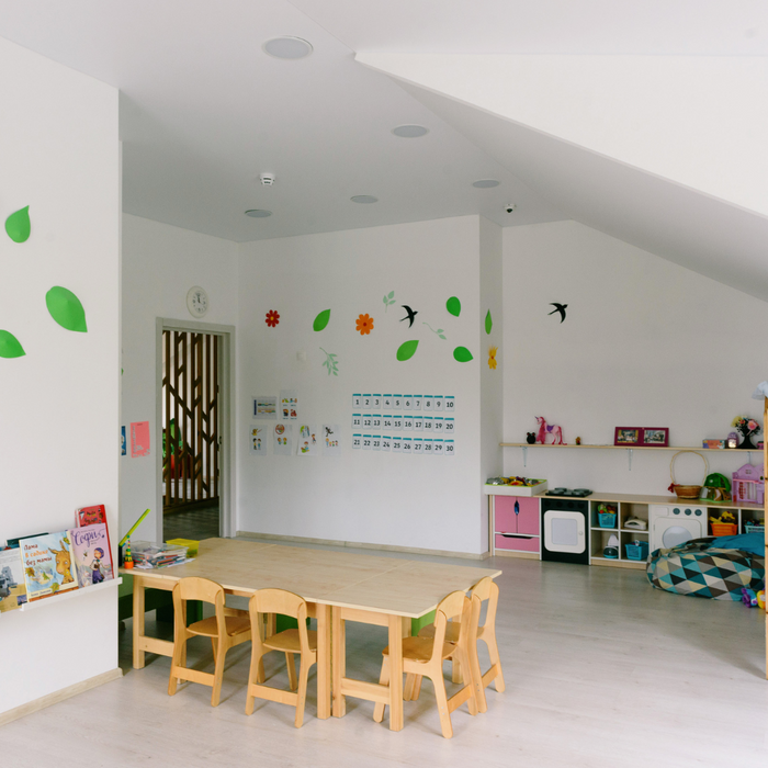 inside of classroom