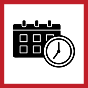 icon of calendar and clock