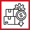 cost saving shipping icon