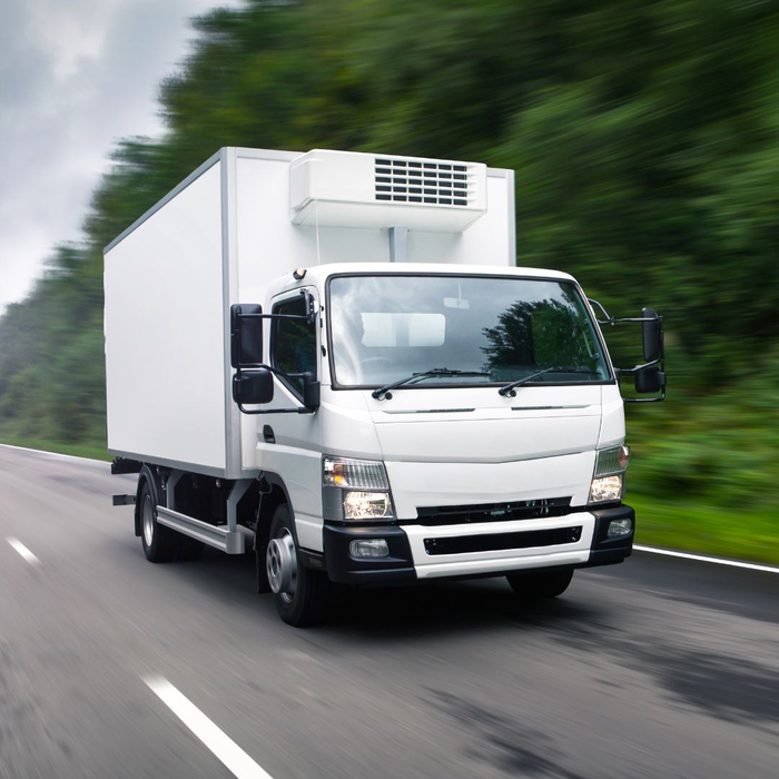 Small truck on the road