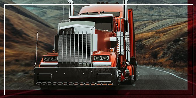 image of a semi truck