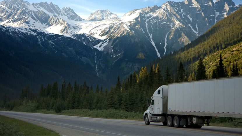 white semi-truck on highway