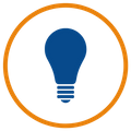 icon of light bulb