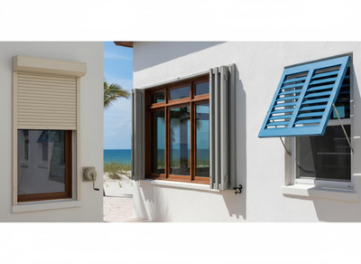 Three Styles of Hurricane Protection for Windows