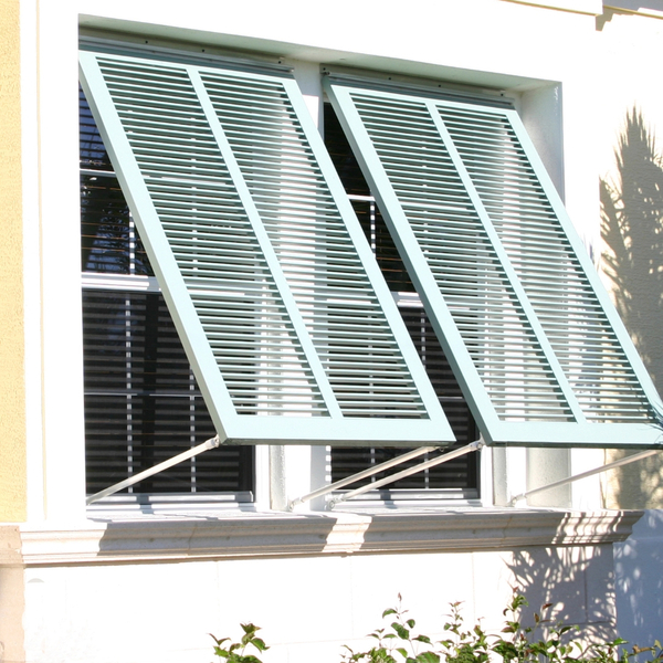 Turquoise bahama shutters