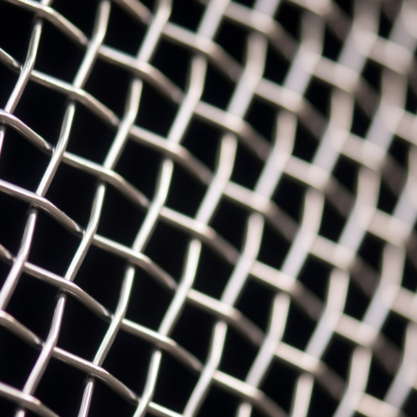 Close-up of a mesh screen