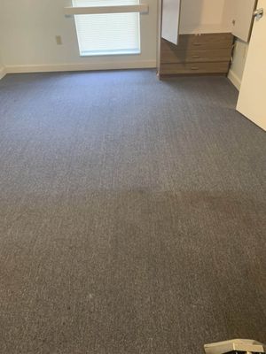 clean bedroom carpet