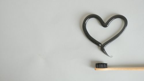 toothpaste in a heart