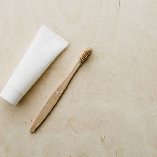 toothbrush and toothpaste