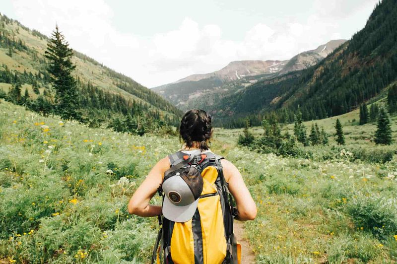 Walking in the mountains