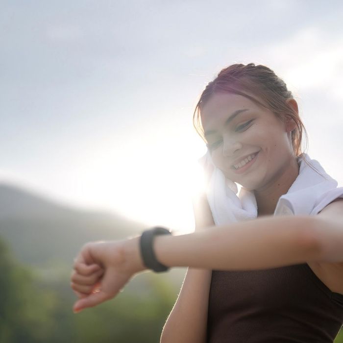 Person Looking at Watch