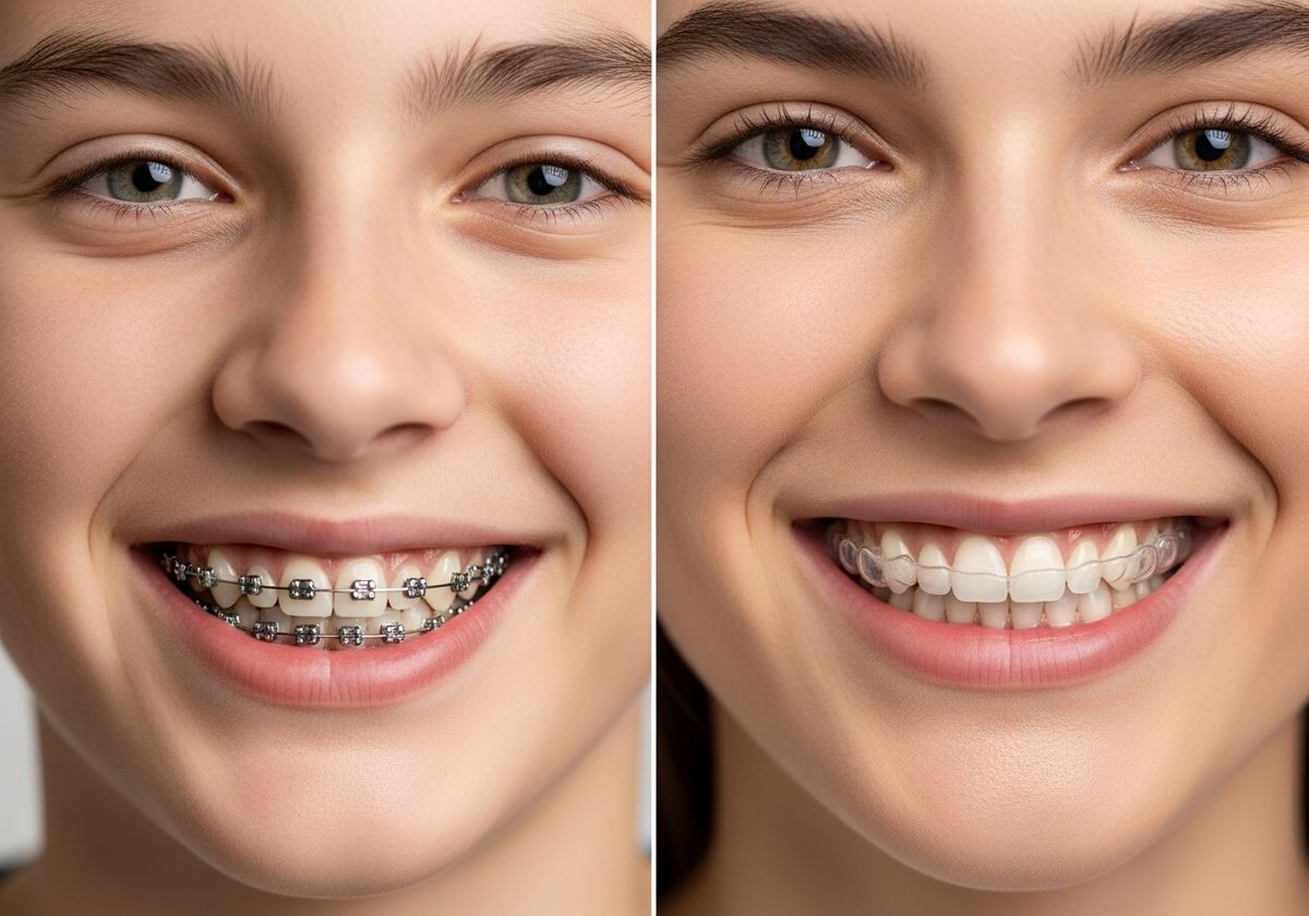 Braces vs Invisalign: Before and After Smile Transformation