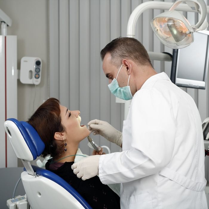 image of an orthodontist