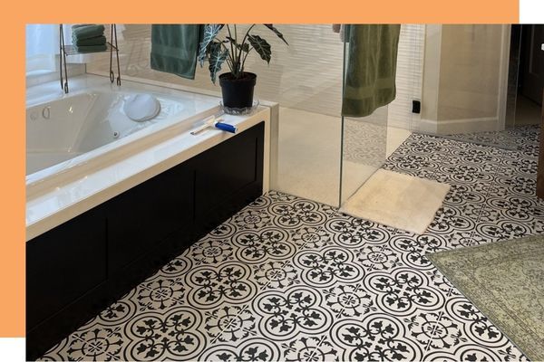 bathroom tile flooring