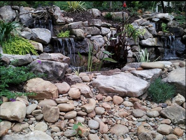 Water feature by StoneAge Stonescapes