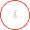 Electrical danger icon.