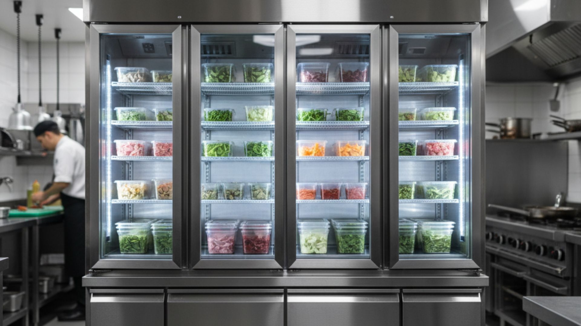Commercial Refrigerator. Commercial Refrigerator.
