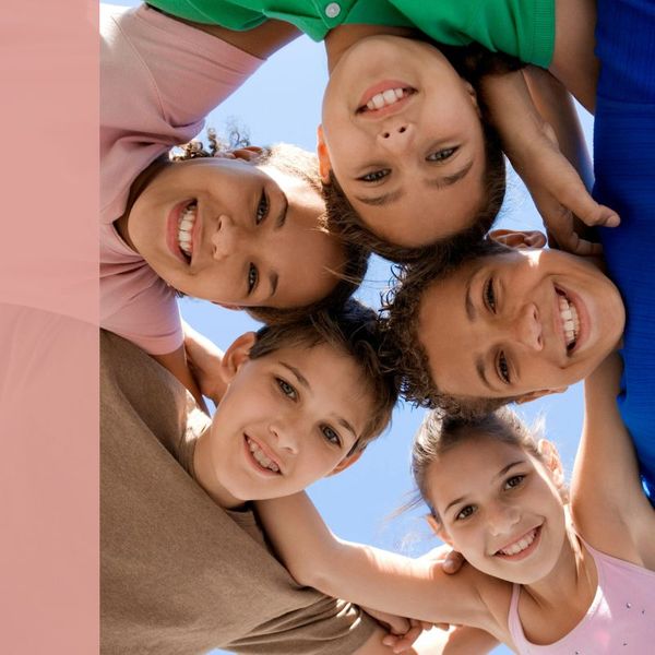 group of smiling children