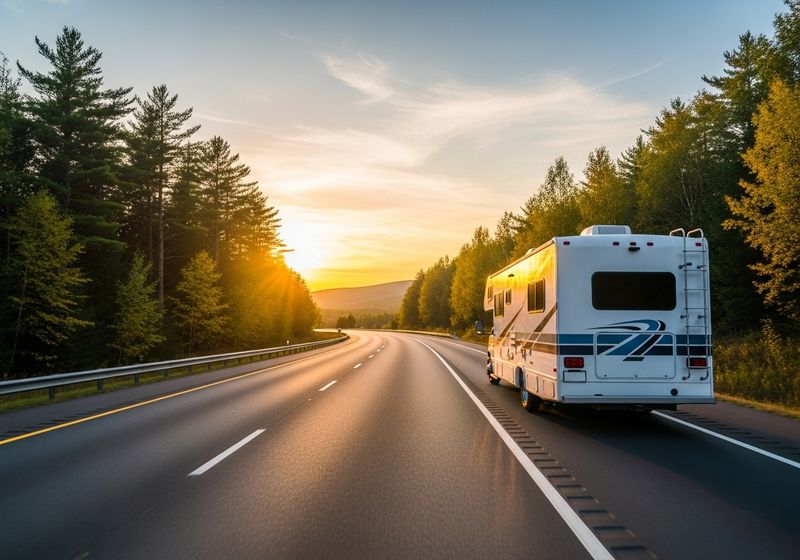 RV on the road