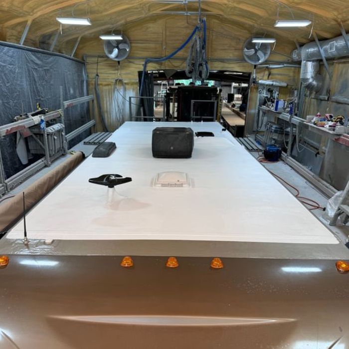 new roof on an RV
