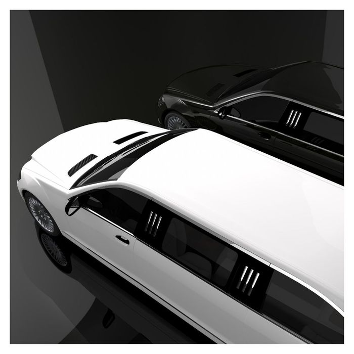 black and white limos