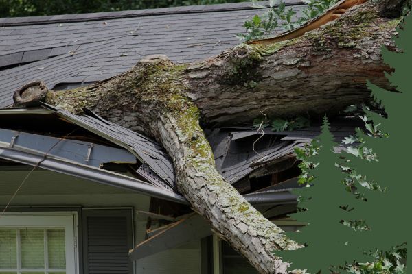 tree on house 