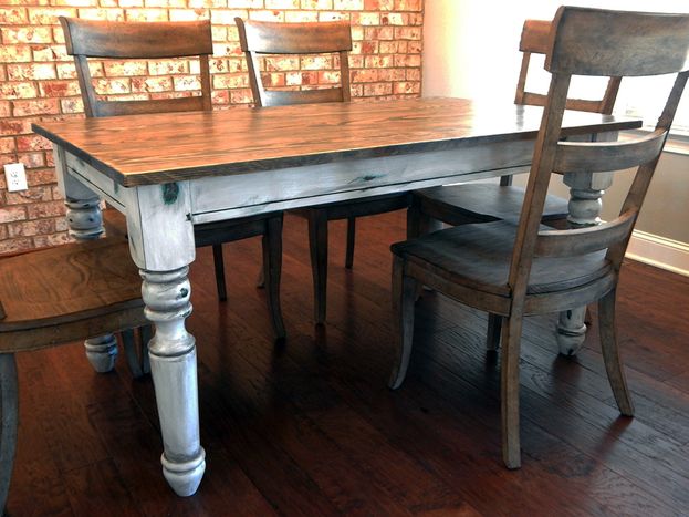 Farm Table With Chairs