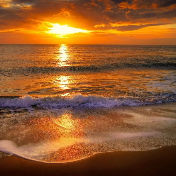 ocean at sunset  ocean at sunset