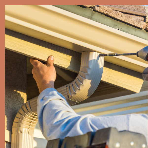 image of gutter installation