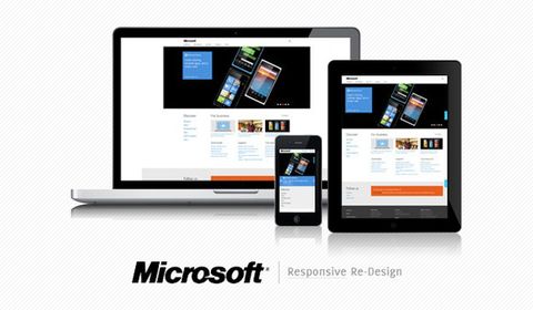 Microsoft Responsive Redesign