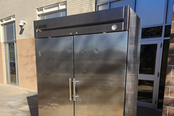 commercial fridge. 