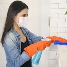 Professional House Cleaner Wearing Mask | San Antonio