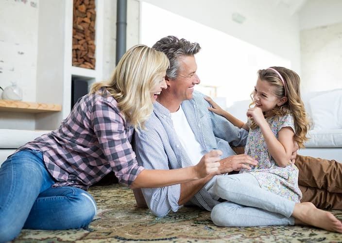 Family Playing on Clean Floor in San Antonio