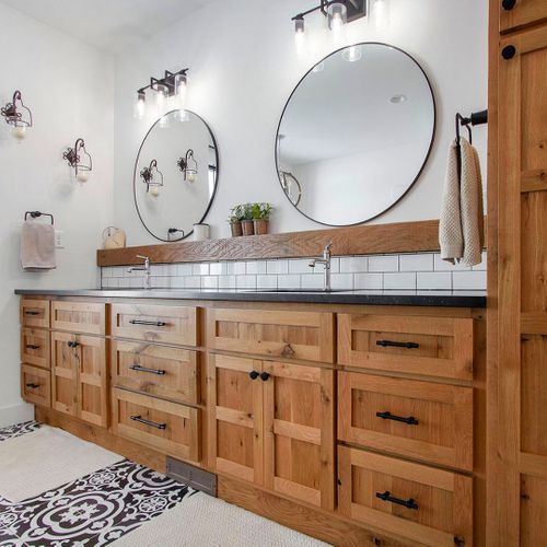 bathroom cabinets with circular mirrors Bathroom.jpg