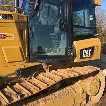 Closeup of Cat Tractor