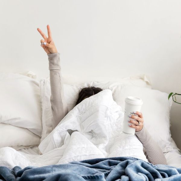 Woman sleeping in. Woman sleeping in.