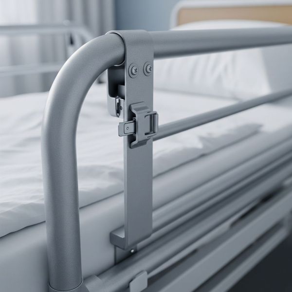Bed safety rails. Bed safety rails.