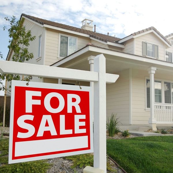 for sale sign on a house