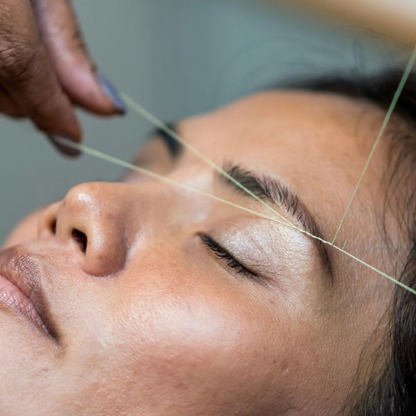 eyebrow threading