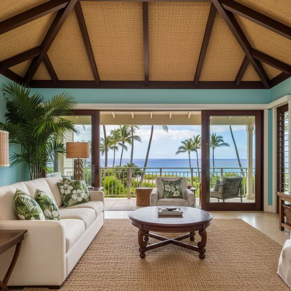 interior of Hawaiian home