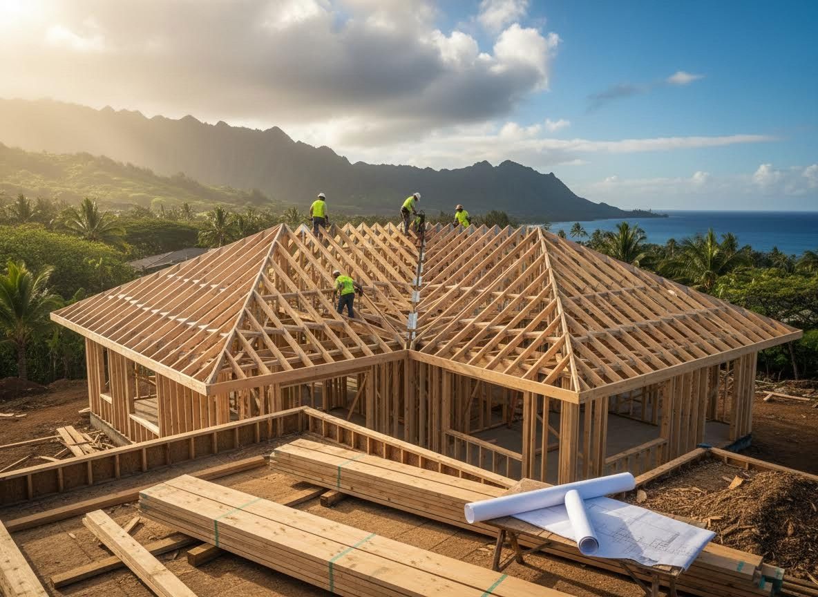 House Construction in Scenic Coastal Area