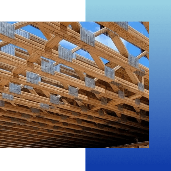 wood roof trusses