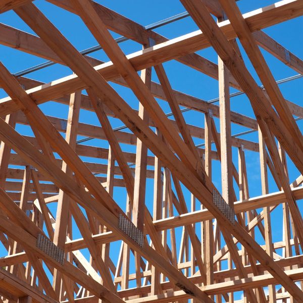 home in the process of being constructed