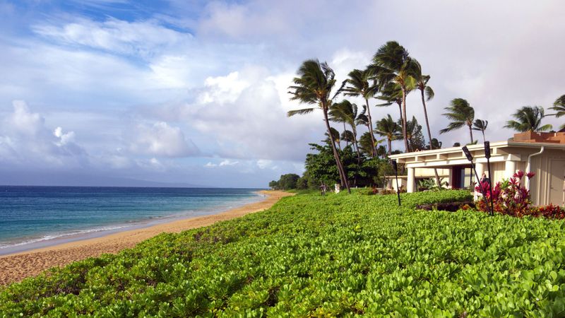 house in Hawaii on the beach